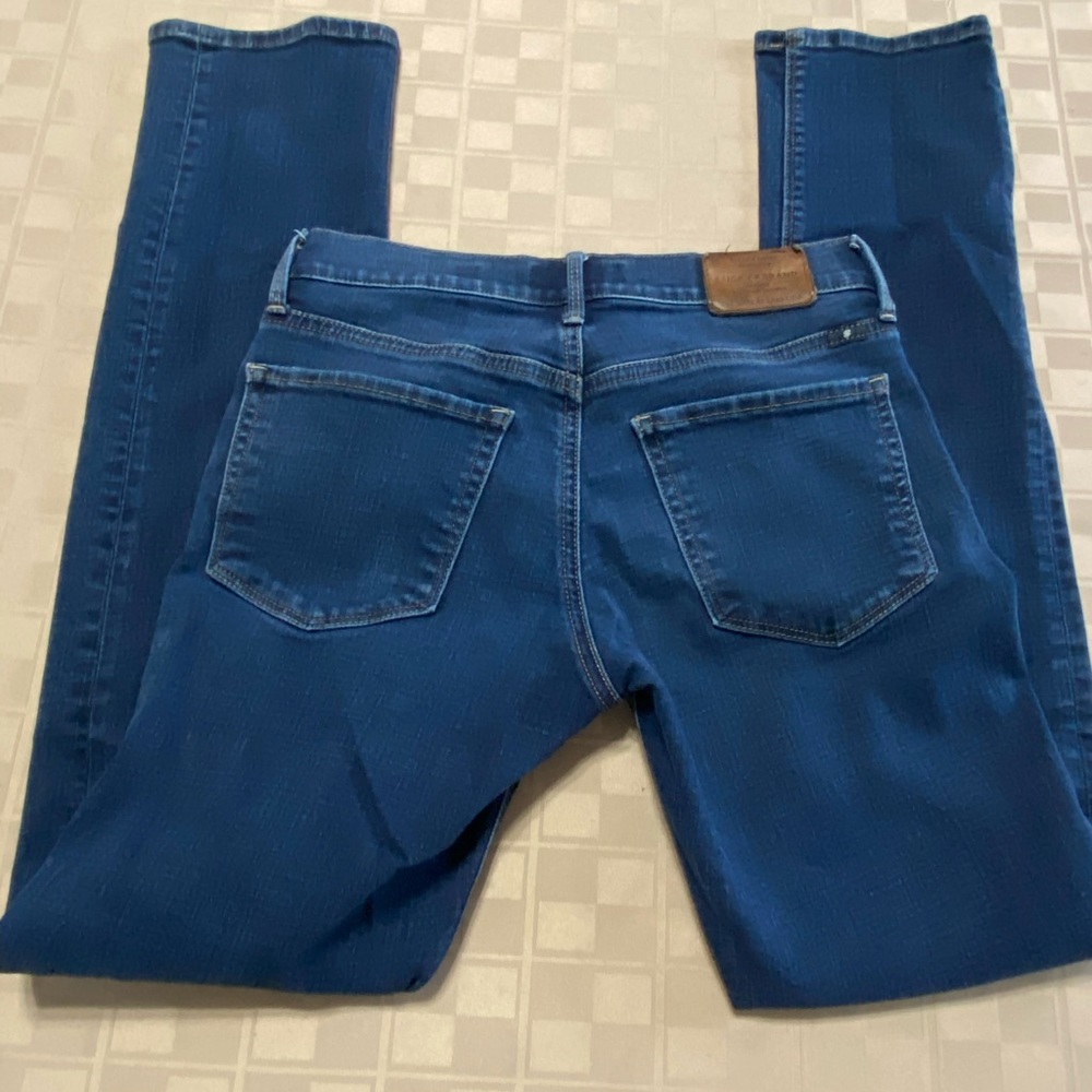 Lucky Brand Womens‎ Brooke Straight Leg Jeans Low Rise 26 (2) X 30 Dark Wash EUC
